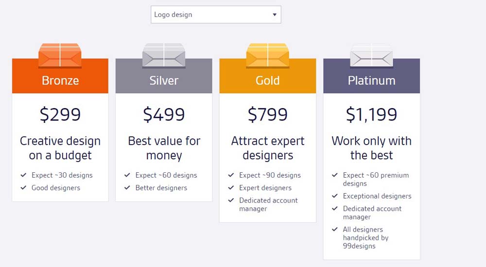 99designs Pricing Plans