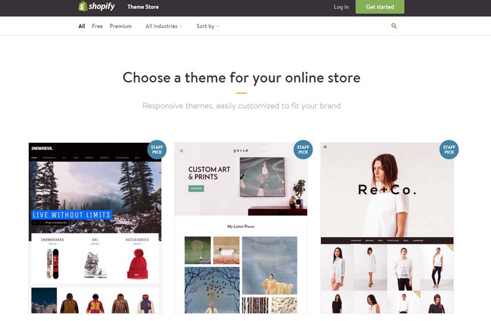 Shopify Themes Store