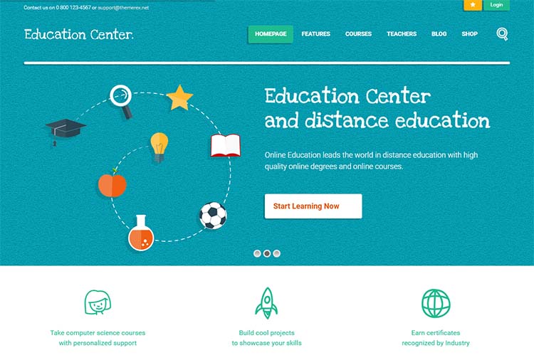 Education Center Education WordPress Themes