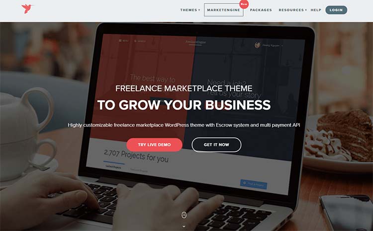 FreelancerEngine Marketplace WordPress Themes