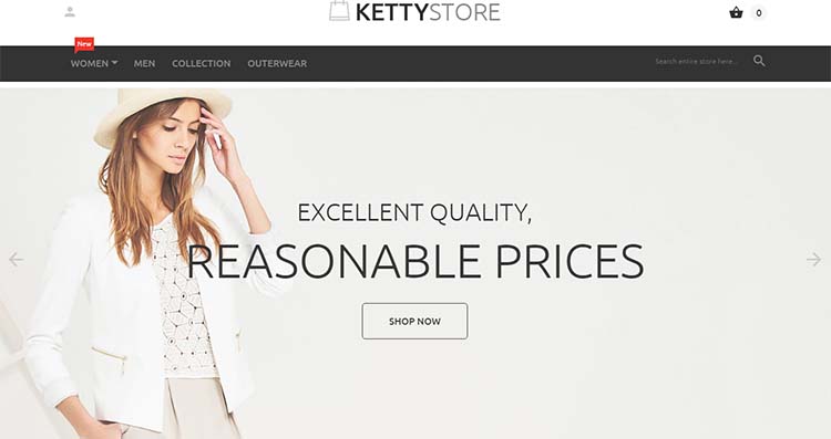 KettyStore Responsive Magento Themes