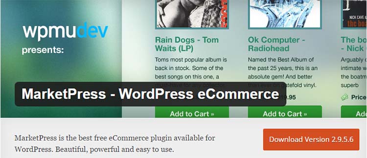 MarketPress WordPress Ecommerce Plugins