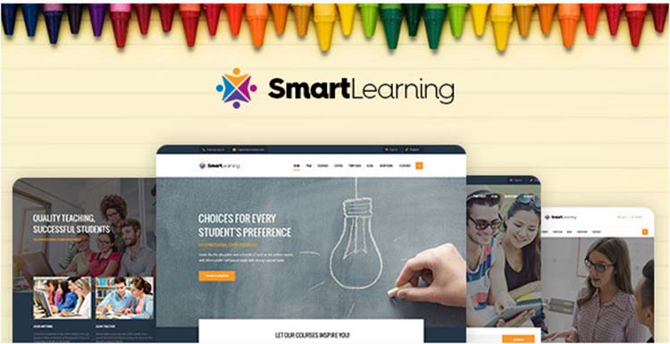 SmartLearning Education WordPress Themes