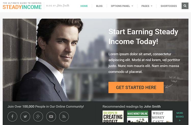 SteadyIncome Affiliate WordPress Themes