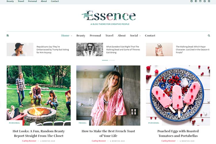 The Essence Travel WordPress Themes