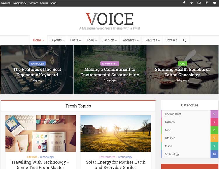 Voice Affiliate WordPress Themes