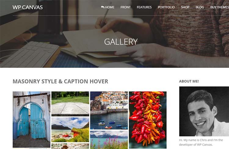 WP Canvas Gallery Plugins for WordPress